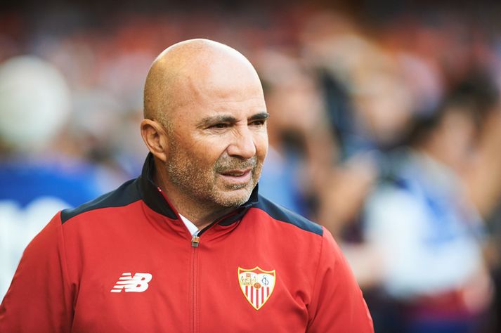 Sampaoli í leik með Sevilla á dögunum.