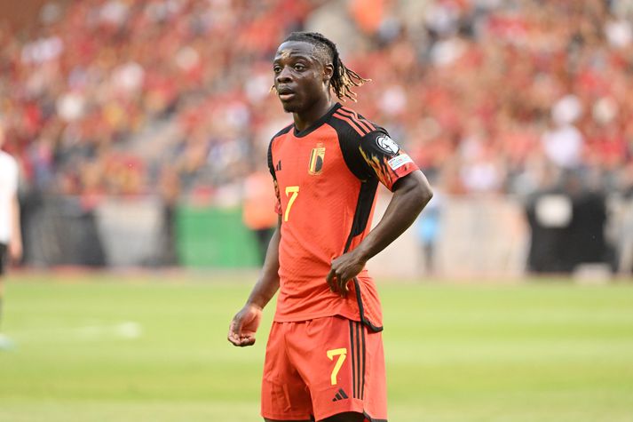 Jérémy Doku er á leið til Manchester City.