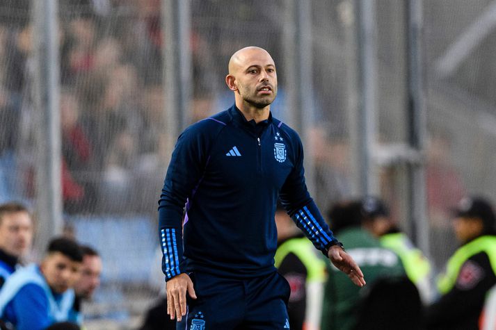 Það sauð á Javier Mascherano, þjálfari argentínska Ólympíuliðsins, eftir tapið fyrir Marokkó.