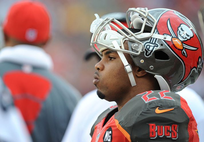  Vöðvahamsturinn Doug Martin í búningi Buccaneers.