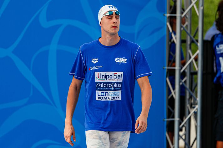 Kristian Gkolomeev bætti 16 ára gamalt heimsmet í 50 metra skriðsundi. Hann fær metið þó ekki skráð á sig.