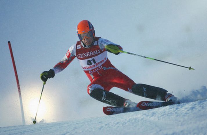 Stefán Jón Sigurgeirsson á fullu í Val d'Isere.