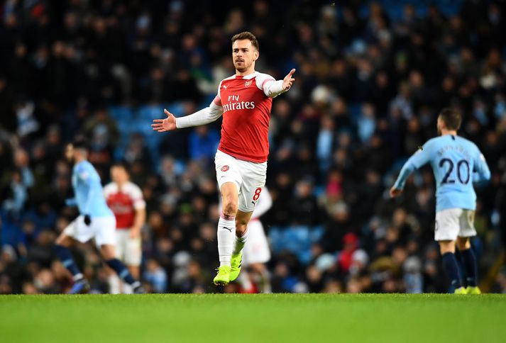 Aaron Ramsey og félagar hafa átt erfitt uppdráttar