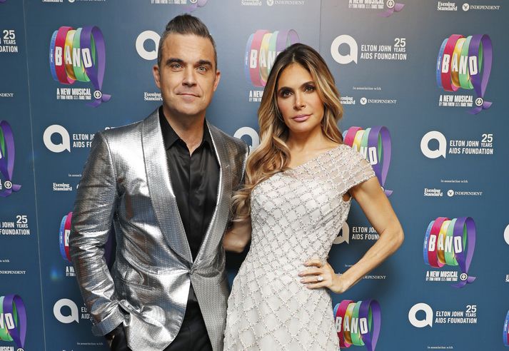 Hjónin Ayda Field og Robbie Williams eiga þrjú börn.