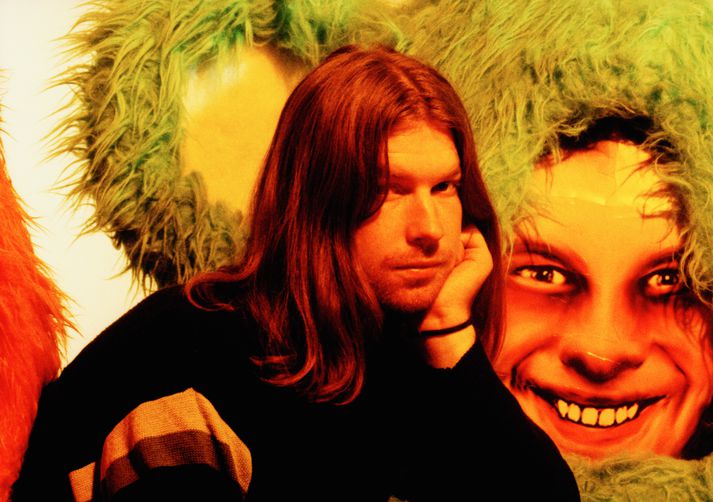 Mynd af Aphex Twin frá árinu 2000.