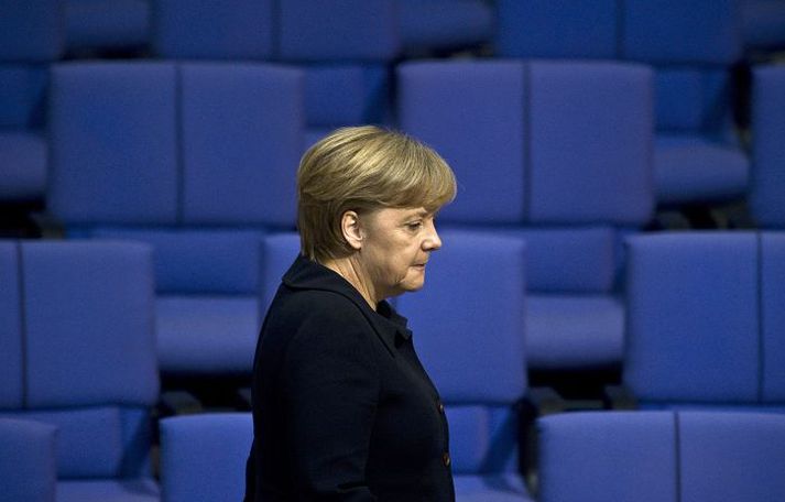 Angela Merkel Kanslari Þýskalands ítrekar enn á ný andstöðu sína við margvíslegar aðgerðir, sem önnur evruríki hafa viljað grípa til í von um að leysa skuldavandann á evrusvæðinu.nordicphotos/AFP