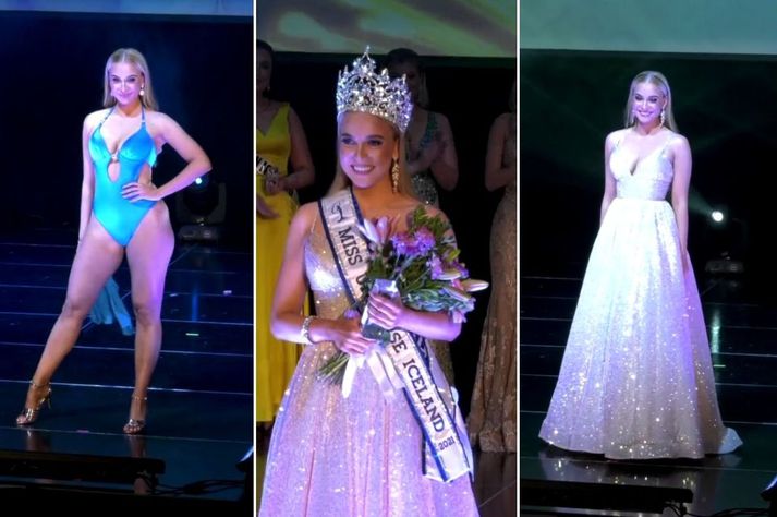 Elísa Gróa Steinþórsdóttir vann Miss Universe Iceland keppnina í sinni fjórðu tilraun.