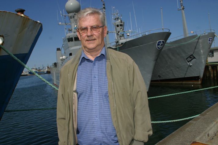 Sævar Gunnarsson gagnrýnir harðlega niðurskurð hjá Landhelgisgæslunni. Mynd/ E. Ól.