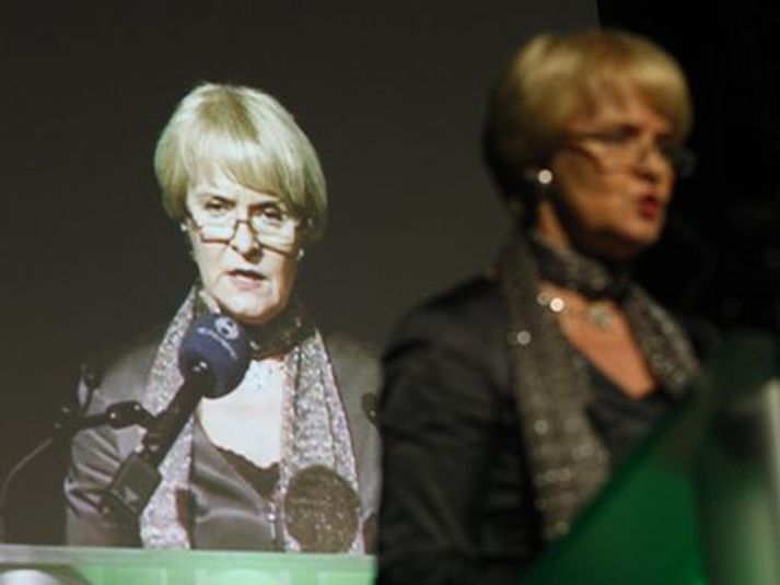Valgerður Sverrisdóttir fráfarandi formaður Framsóknarflokksins.