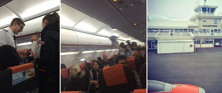 Farþegar Easy Jet frá Basel sitja nú fastir á Egilsstöðum.