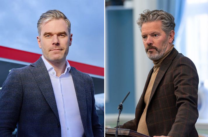 Magnús svarar Degi fullum hálsi.