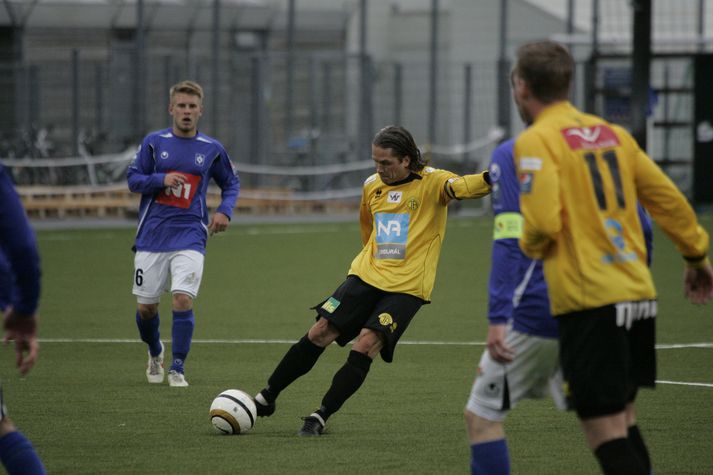 Jóhannes Karl er þekktur fyrir sín þrumuskot.