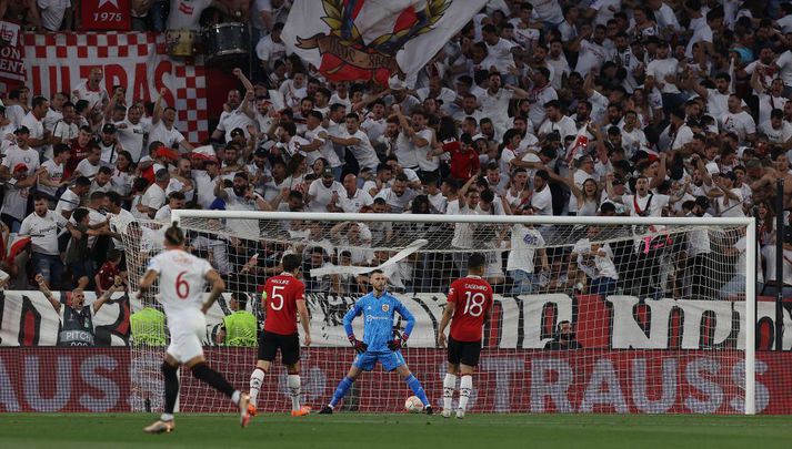 Erfitt kvöld hjá Man Utd í Sevilla.