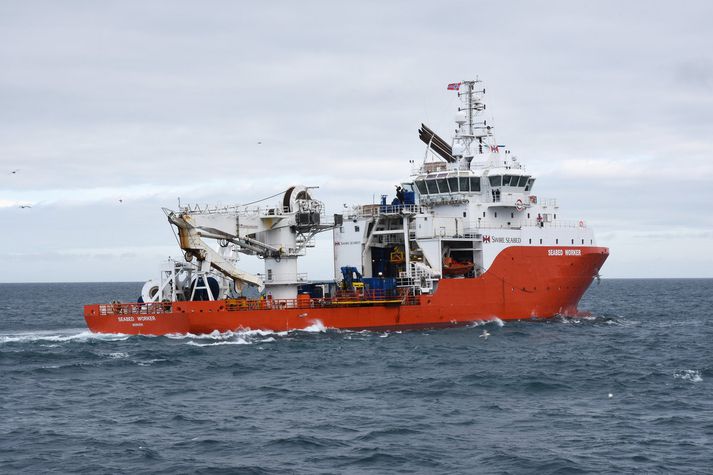 Rannsóknarskipið Seabed Worker.