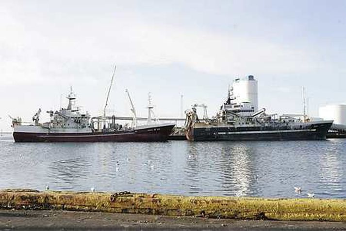 Frá Grindavíkurhöfn.
