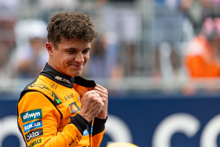 Lando Norris vann sinn heima kappakstur í fyrsta sinn á sínum ferli í dag.