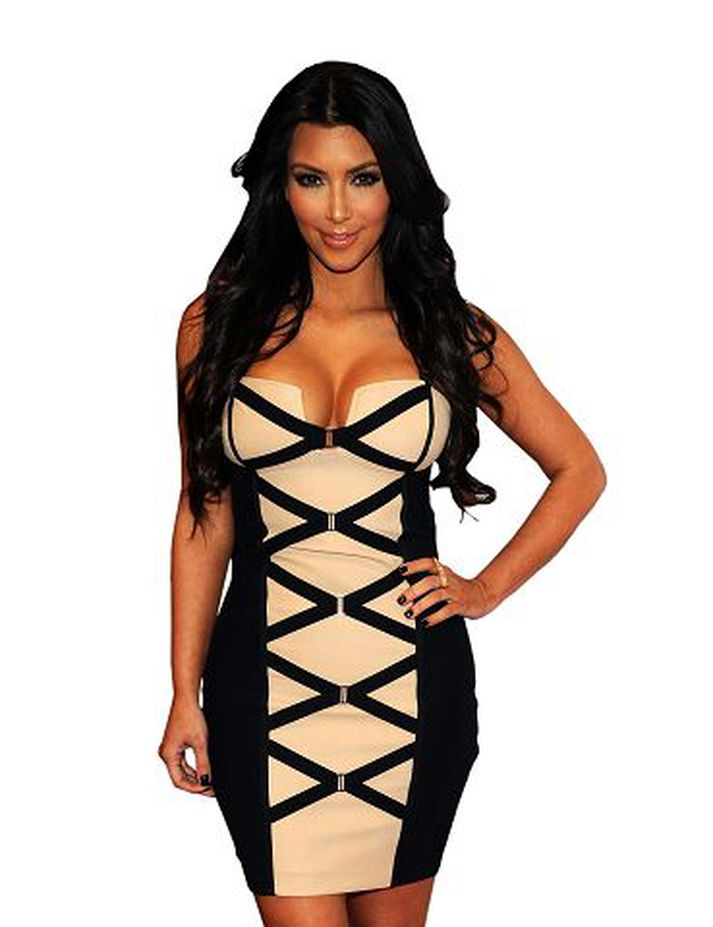 Kim Kardashian segist vera veik fyrir Justin Bieber. 
Nordicphotos/getty