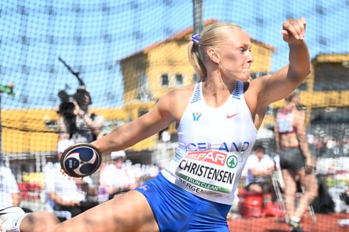 Hera Christensen náði frábærum árangri á Evrópumóti U23 ára í dag.