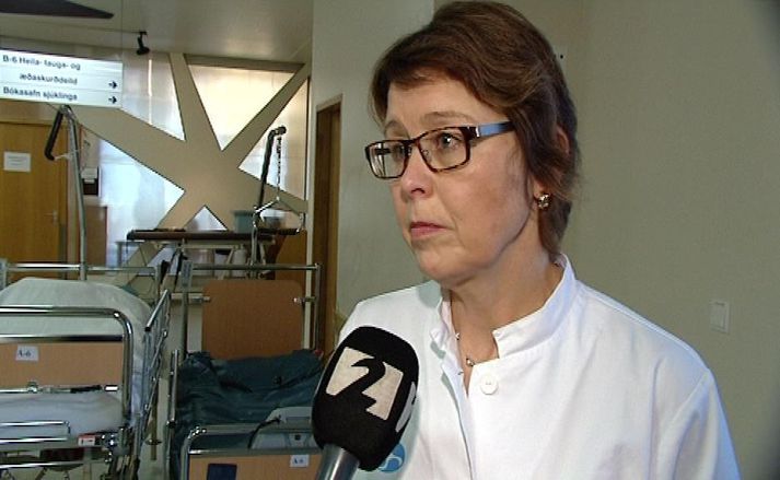 Ragnheiður Alfreðsdóttir starfar sem hjúkrunarfræðingur á Landpítalanum. Hún er ein þeirra 260 hjúkrunarfræðinga sem sagt hafa upp stöfum á spítalanum.