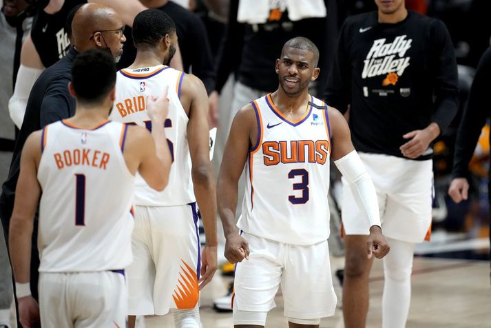 Chris Paul hefur gjörtbreytt liði Phoenix Suns og yrði sárt saknað í úrslitum Vesturdeildarinnar.