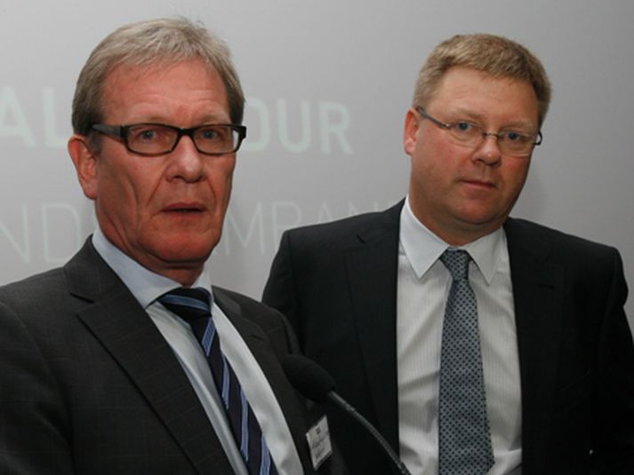 Adolf Guðmundsson, formaður LÍÚ, og Friðrik Arngrímsson, framkvæmdastjóri sambandsins. Mynd/GVA