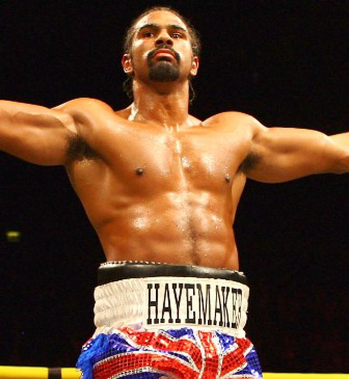 Haye rífur stólpakjaft fyrir bardagann við Klitschko í júní