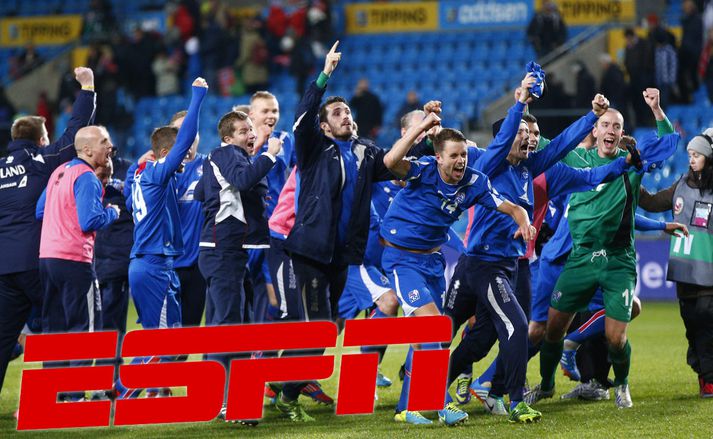 ESPN telur Íslendinga hafa verið heppið með mótherja.