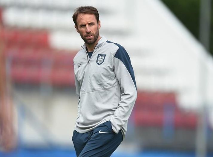 Southgate lék á sínum tíma 57 landsleiki fyrir England.