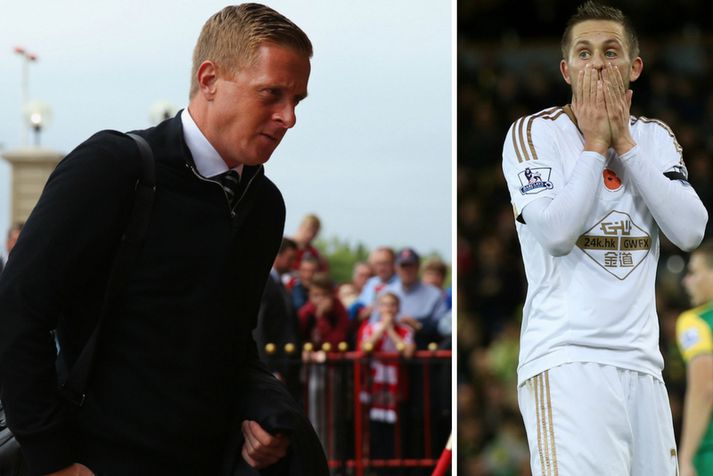 Garry Monk tók við Swansea í byrjun árs 2014 og hefur staðið sig mjög vel þar til núna.