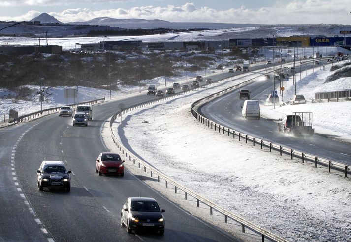 Reykjanesbrautin verður til umfjöllunar á íbúafundi í Stapanum í kvöld. 