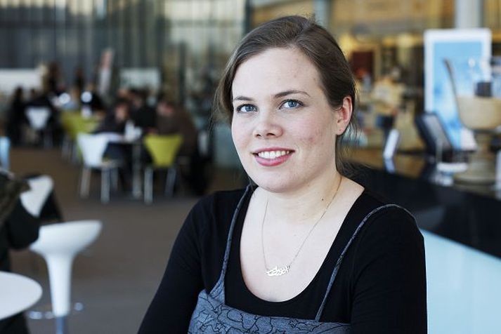 Björg Magnúsdóttir nýkjörinn formaður Stúdentaráðs fagnar þeim breytingum sem hafa verið gerðar á Háskólabíói. fréttablaðið/stefán