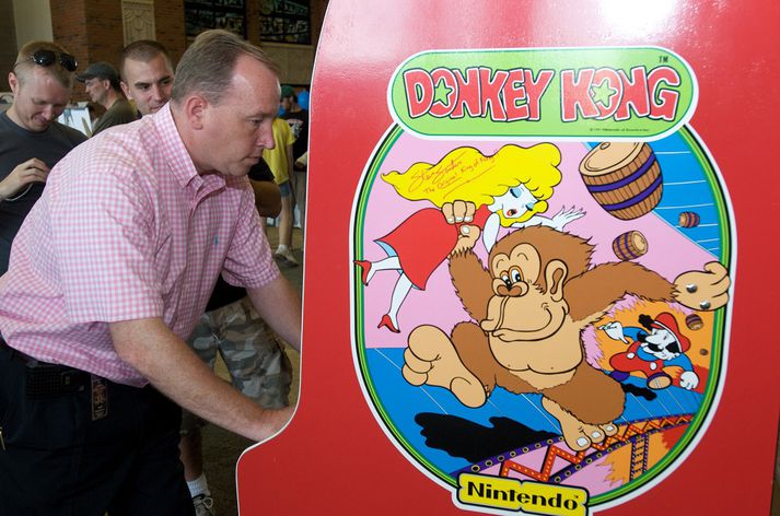 Donkey Kong hefur verið vinsæll um áraraðir.