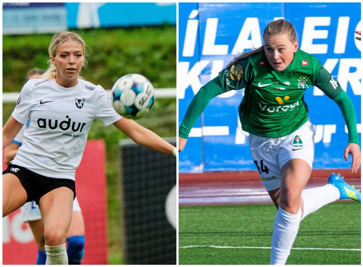 FH-ingurinn Ída Marín Hermannsdóttir og Blikinn Hrafnhildur Ása Halldorsdottir eru tveir markahæstu leikmenn Bestu deildar kvenna í fótbolta til þessa í sumar.