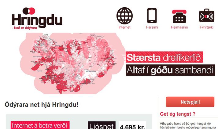 Hringdu má ekki birta fullyrðinguna „Hringdu – það er ódýrara“ án þess að geta sannað hana.