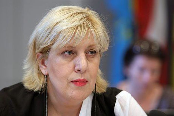 Dunja Mijatovic hjá Öryggis- og samvinnustofnun Evrópu kveður  lagafrumvarp innanríkisráðherra á Íslandi brjóta gegn tjáningarfrelsi og hvetur alþingismenn til að hafna því.