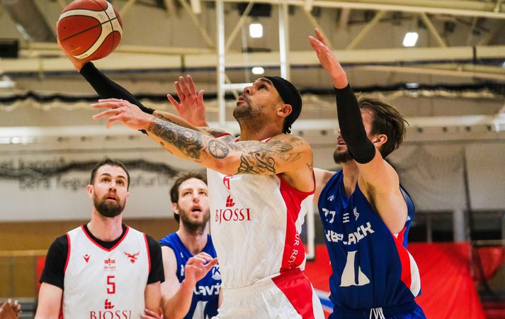 Kristófer Acox var afar áberandi í Kemi tilþrifunum að þessu sinni.