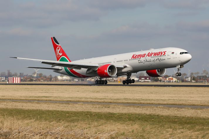 Vélin flaug undir merkjum Kenya Airways. Myndin tengist efni fréttarinnar ekki með beinum hætti.