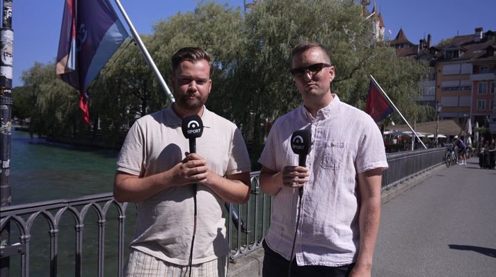 Aron og Sindri fóru yfir sviðið í næst síðasta þætti EM í dag á leikdegi í Sviss.