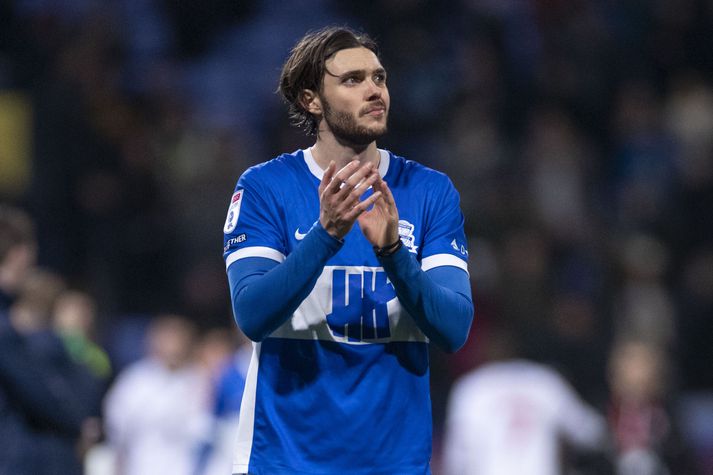 Willum Þór Willumsson var tekinn af velli í hálfleik í tapi Birmingham í dag.