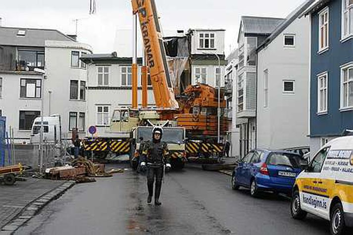 Húsið á Hverfisgötu 16 var flutt þangað af Hverfisgötu 44.