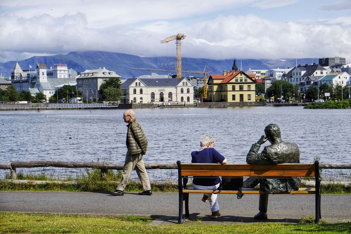 Hitinn gæti náð 19 stigum í borginni á morgun.