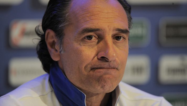 Cesare Prandelli, þjálfari Ítala.