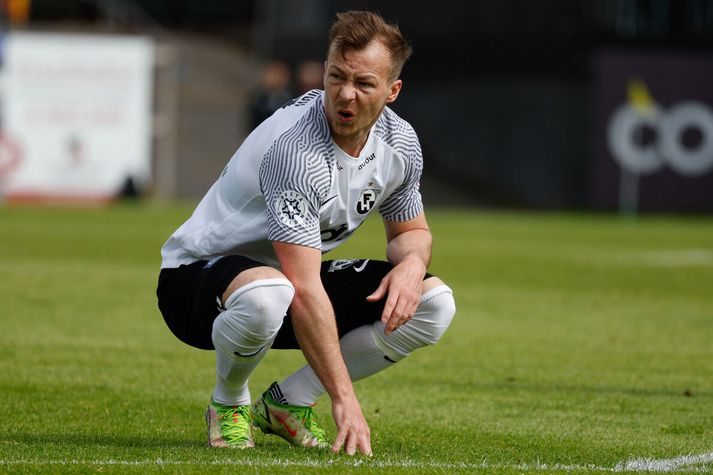Steven Lennon skoraði 101 mark í 215 leikjum í efstu deild karla og flest þeirra fyrir FH.