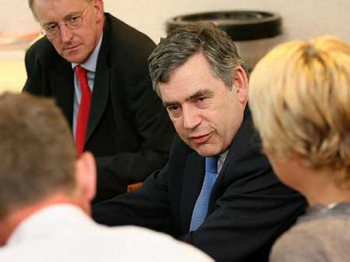 Gordon Brown, forsætisráðherra Bretlands, er í Írak í fyrsta sinn.