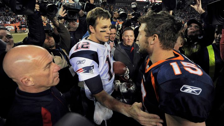 Tom Brady og Tim Tebow.