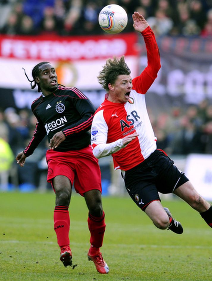 Það er heitt á milli stuðningsmanna Feyenoord og Ajax.