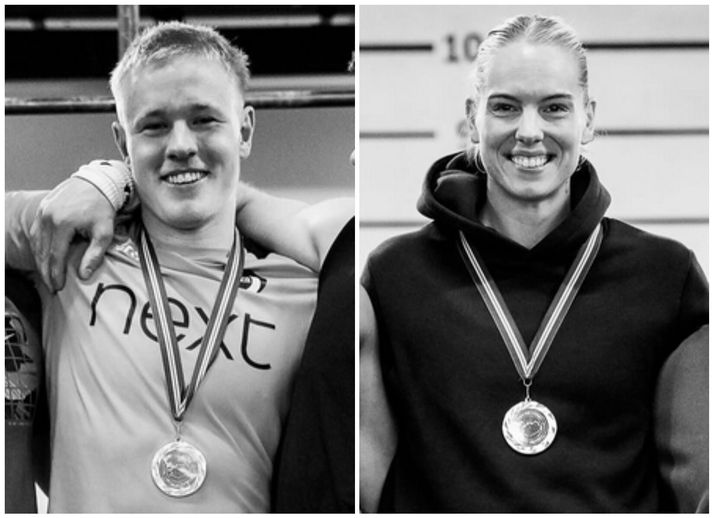 Guðbjörg Valdimarsdóttir og Bjarni Leifsson hafa bæði orðið Íslandsmeistarar í CrossFit áður.