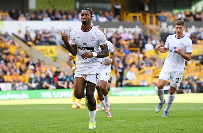 Ivan Toney kom Brentford á bragðið þegar hann kom liðinu yfir af vítapunktinum.