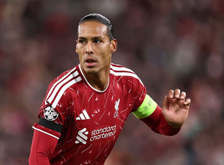 Virgil van Dijk og félagar eiga erfiðan leik fyrir höndum í dag.