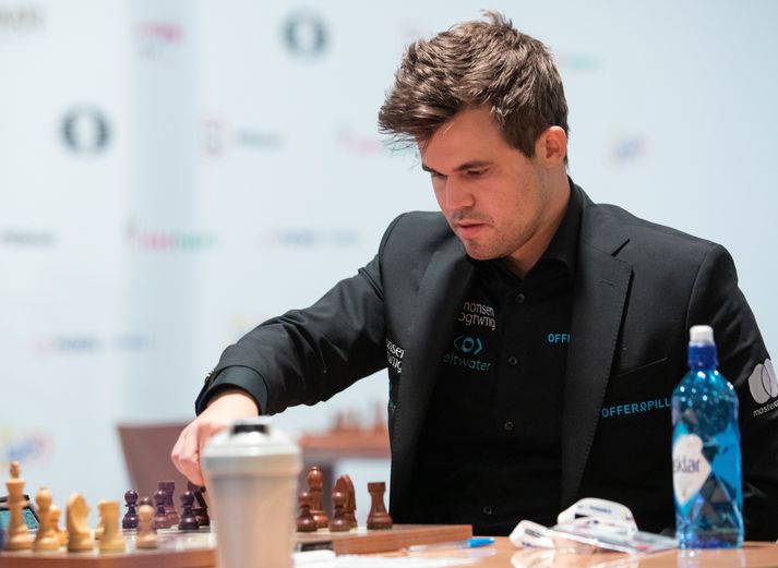 Magnus Carlsen er staddur í Reykjavík þessa dagana.